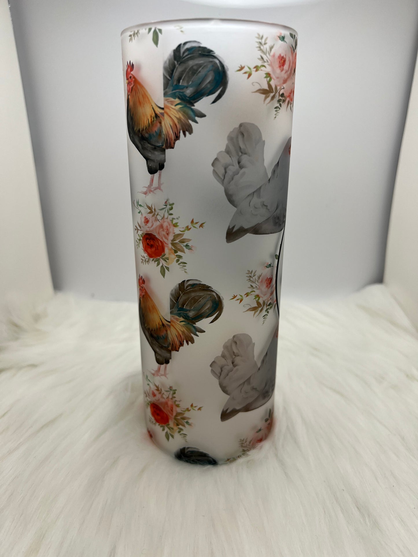 Rise and Shine 25oz frosted Tumbler