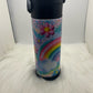 Flowers and rainbows 12oz kids tumbler