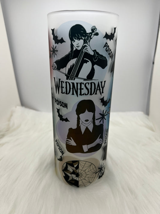 Wednesday 25oz frosted tumbler