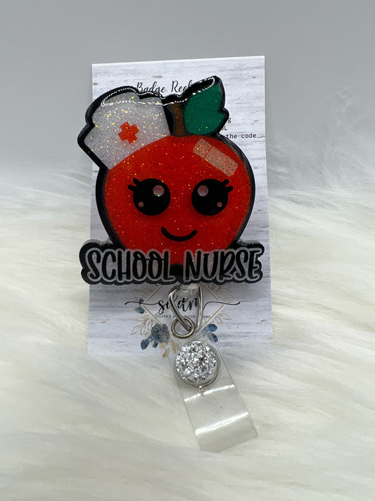 School Nurse Badge Reel