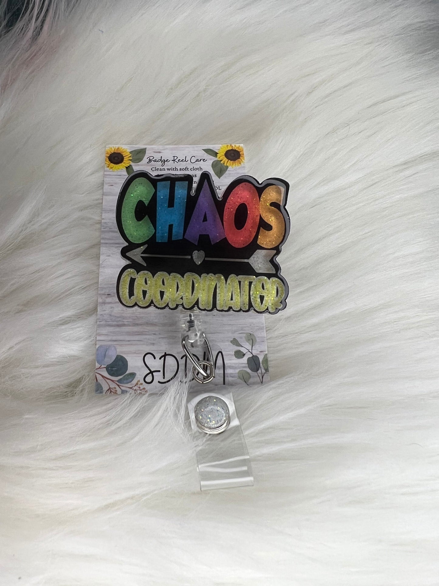 Chaos Coordinator Badge reel – Sierra's Door Decor & More