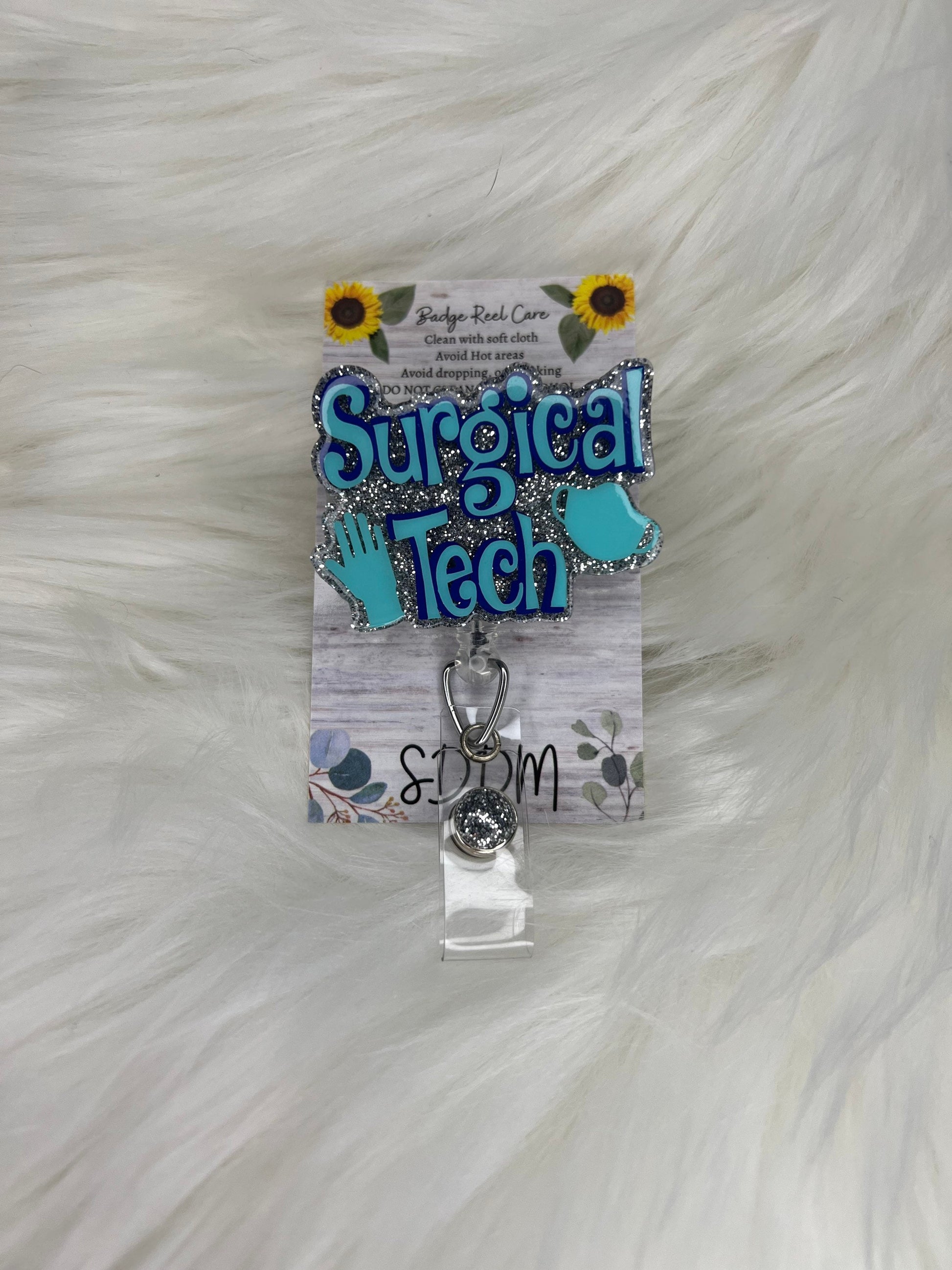 Surgical Tech Badge Reel-Medical-Badge Reel-Badge Holder-Made to Order –  Sierra's Door Decor & More