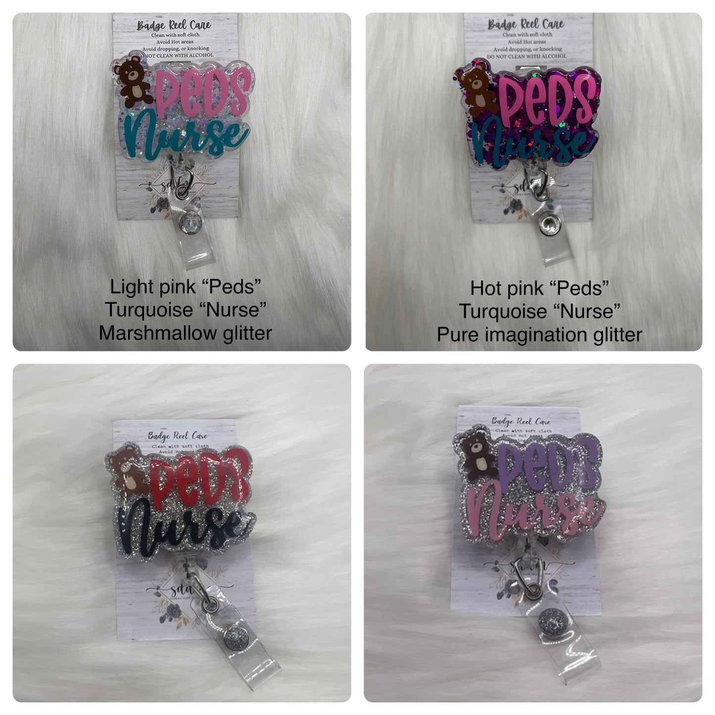 PEDS Nurse- Pediatrician-Pediatric Nurse- Badge holders RN- LPN-nurse gifts-Christmas gifts for her-personalized gifts-handmade gifts
