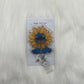 Sunflower movie character badge reel- cute blue character- mri safe- lanyard- nurse gifts- cna gifts- cute badge holder